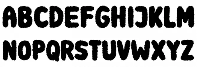 Gas Bags Regular Font UPPERCASE