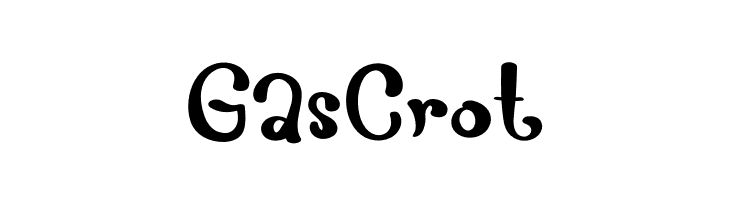 Gas Crot  नि: शुल्क फ़ॉन्ट्स डाउनलोड