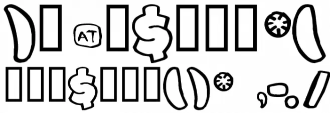 Gas Huffer Phat Font OTHER CHARS