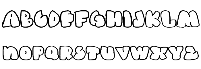 Gas Huffer Phat Schriftart Kleinbuchstaben