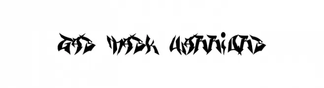 Gas Mask Warriors  Free Fonts Download