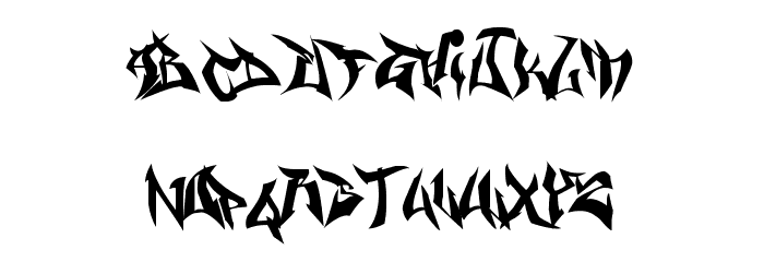 Gas Mask Warriors Font LOWERCASE