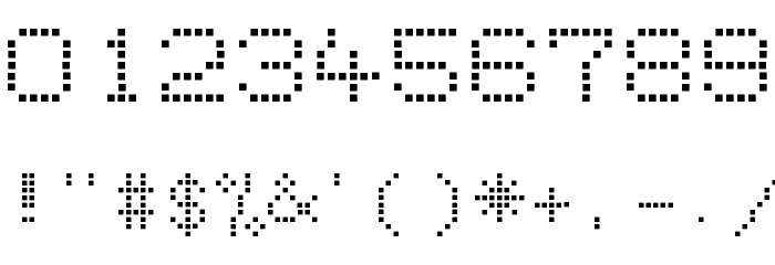 Gas Plasma PG Font OTHER CHARS