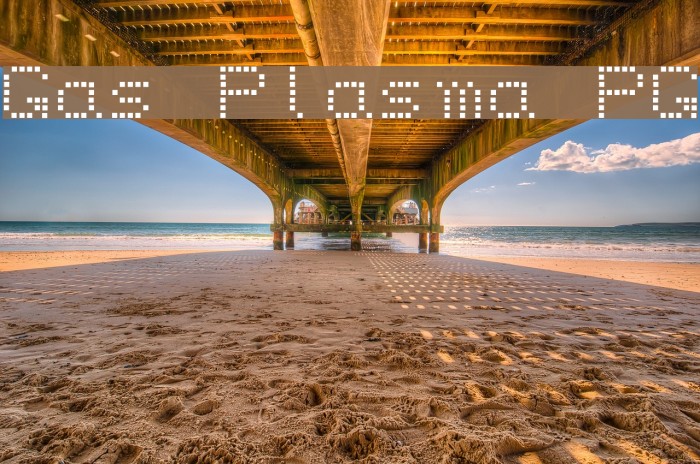 Gas Plasma PG Font examples