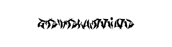 GasMaskWarriors Font