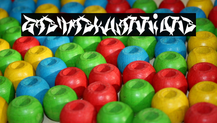 GasMaskWarriors Font examples
