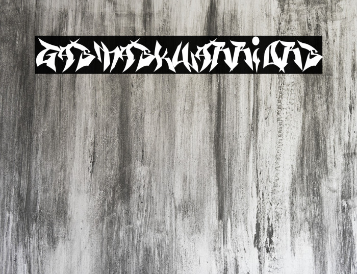 GasMaskWarriors Font examples