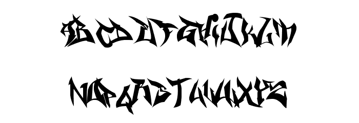 GasMaskWarriors Font LOWERCASE