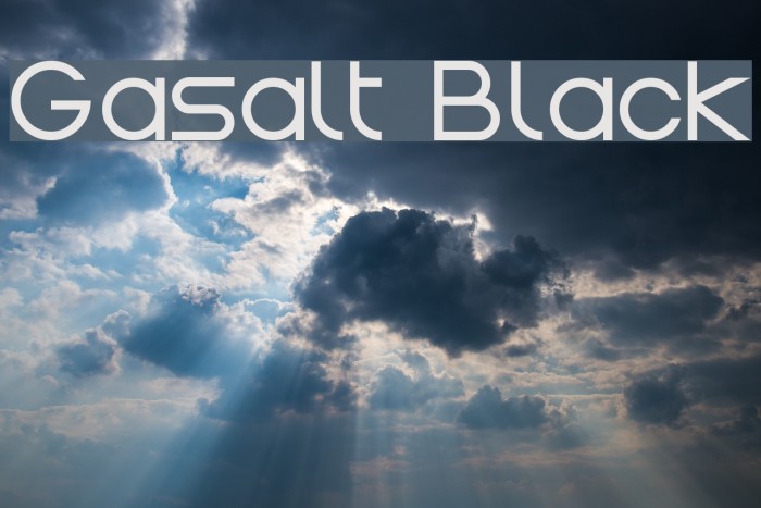Gasalt Black Шрифта examples