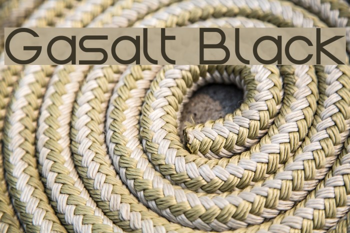 Gasalt Black Шрифта examples