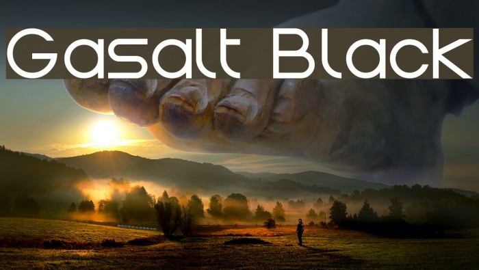 Gasalt Black Шрифта examples