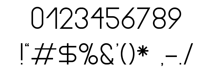 Gasalt Regular Font OTHER CHARS