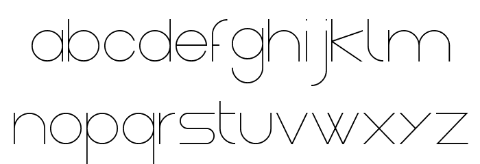 Gasalt Thin Шрифта строчной