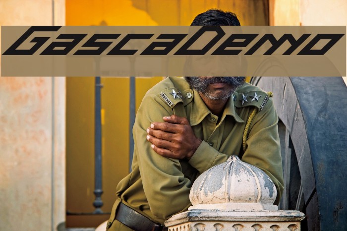 Gasca-Demo Font examples