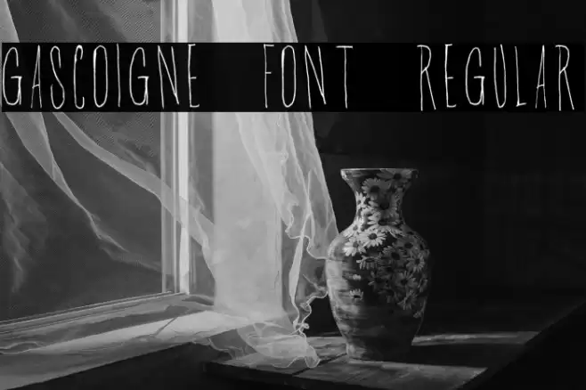 Gascoigne Font Regular Font examples