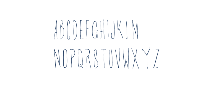 Gascoigne Font Regular Lowercase