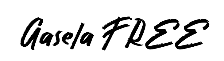 Gasela FREE  Frei Schriftart Herunterladen