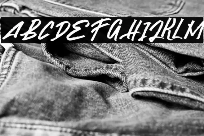 GaselaFREE Font examples