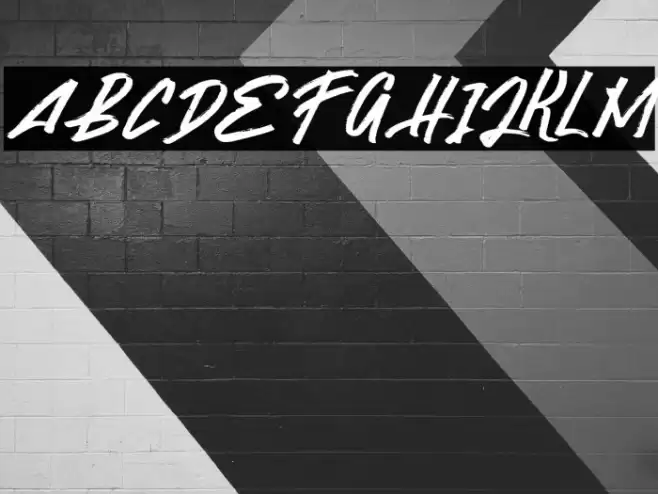 GaselaFREE Font examples