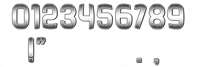 Gaseous Power Comic Regular Font OTHER CHARS