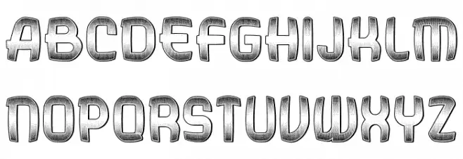 Gaseous Power Comic Regular Schriftart Groß