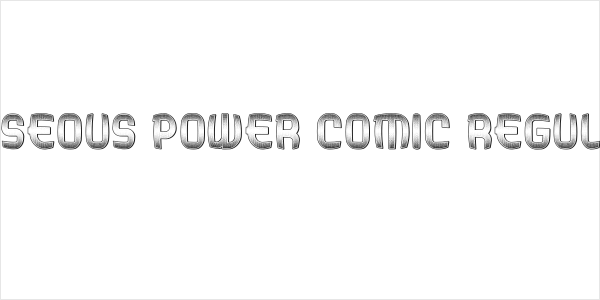 Gaseous Power Comic Regular Logo