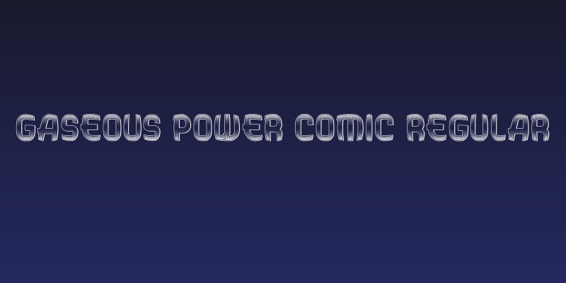Gaseous Power Comic Regular Social Header