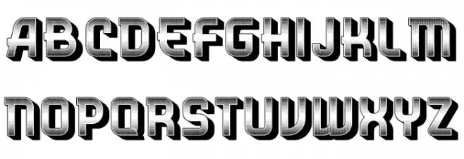 Gaseous Power Regular Schriftart Groß