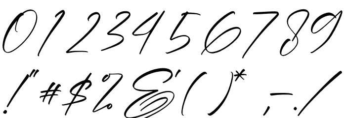Gashina Beauty Font OTHER CHARS