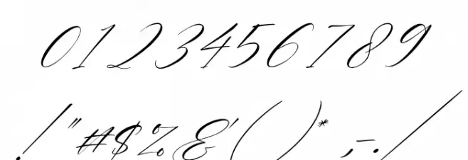 Gashina Lattiva Italic Font OTHER CHARS