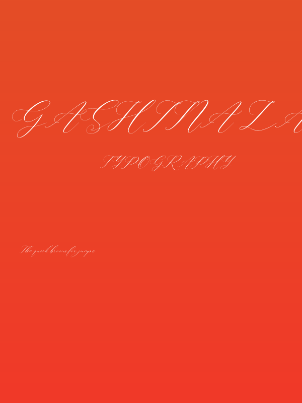 Gashina Lattiva Italic Poster