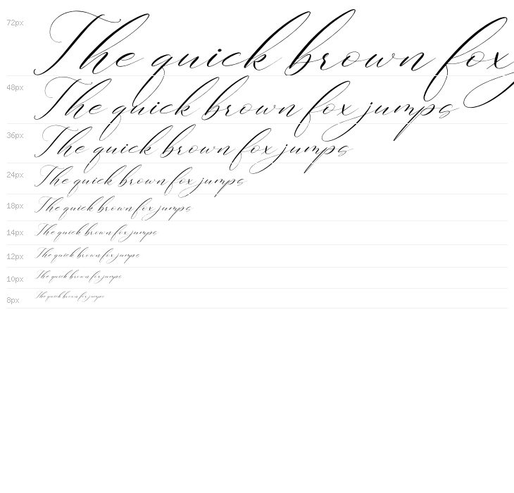 Gashina Lattiva Italic Waterfall