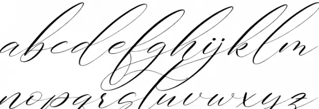 Gashina Lattiva Italic 字体 小写