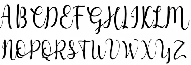 Gashina Schriftart Groß