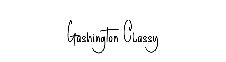 Gashington Classy Font