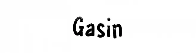 Gasin  नि: शुल्क फ़ॉन्ट्स डाउनलोड