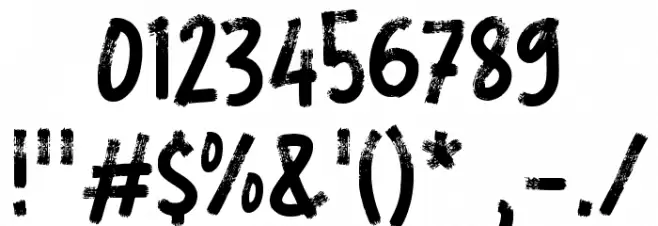 Gasin Font OTHER CHARS