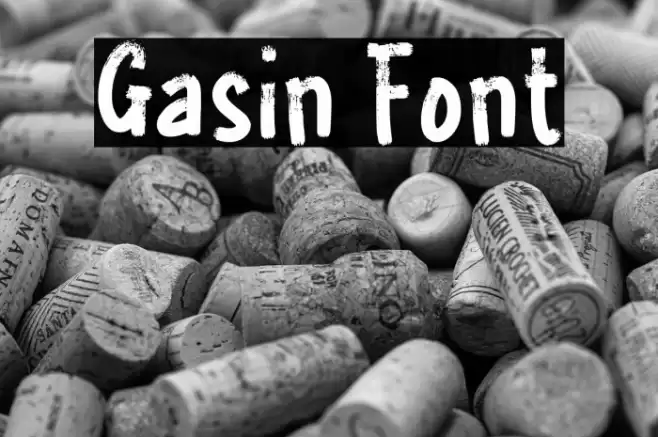 Gasin Font examples