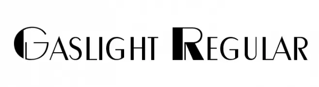 Gaslight Regular  नि: शुल्क फ़ॉन्ट्स डाउनलोड