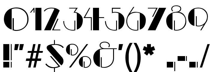 Gaslight Regular Font OTHER CHARS