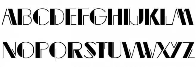 Gaslight Regular フォント 大文字