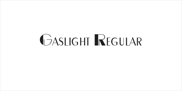 Gaslight Regular Logo