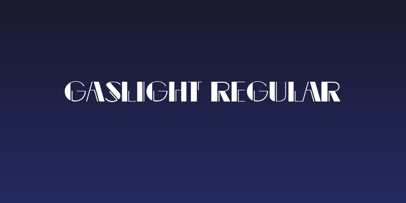 Gaslight Regular Social Header