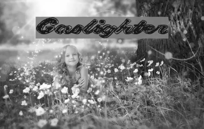 Gaslighter Font examples