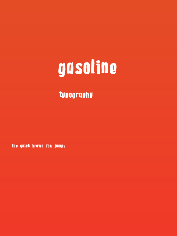 Gasoline Poster