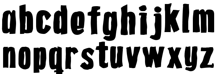 Gasoline Font LOWERCASE