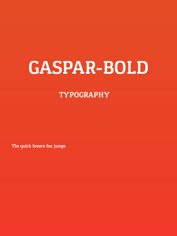 Gaspar-Bold Poster