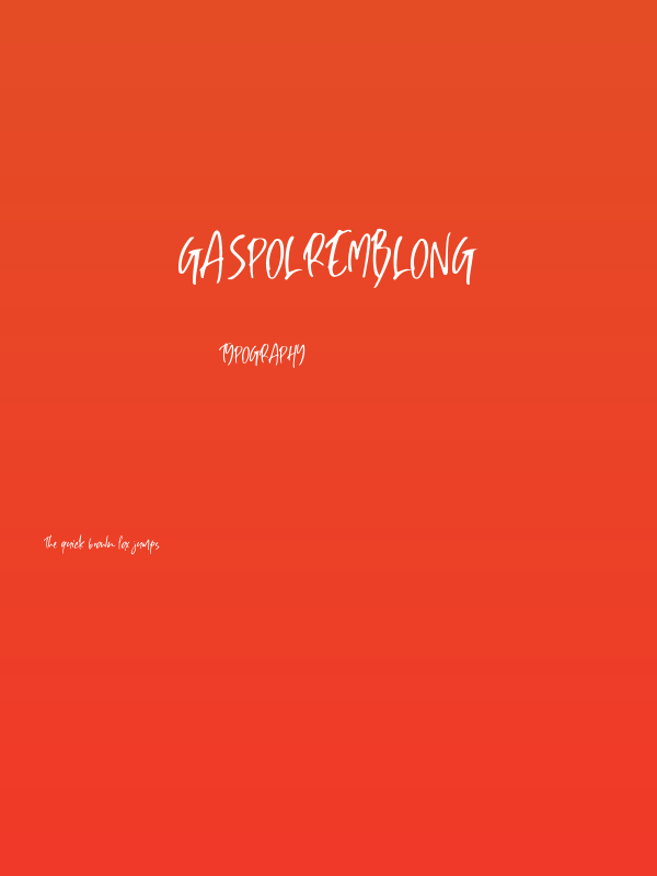 GaspolRemblong Poster