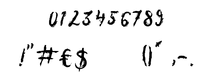 Gasrock Font OTHER CHARS