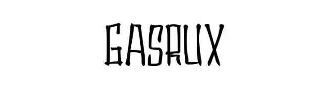 Gasrux  baixar fontes gratis